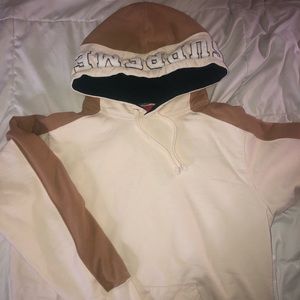 Supreme Paneled Hoodie (Cream)